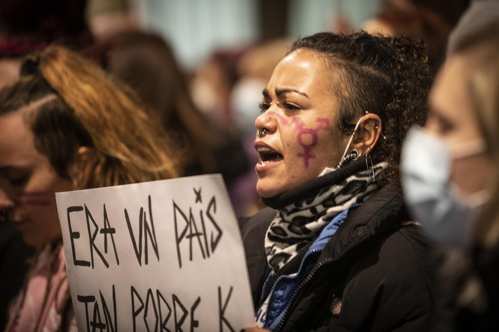 La manifestación del 25-N en Granada en imágenes