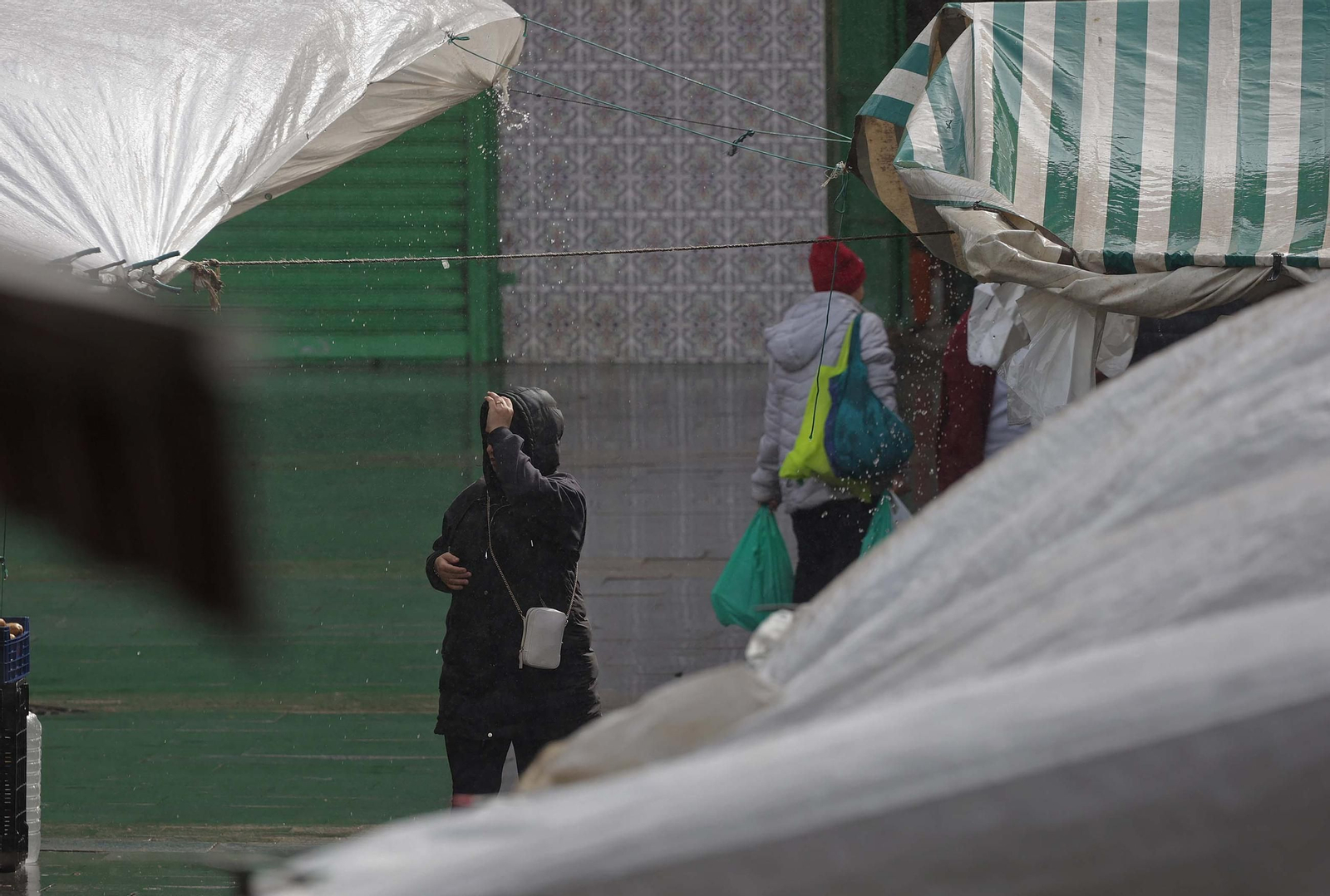 Fotos de los efectos de la borrasca Herminia en Algeciras