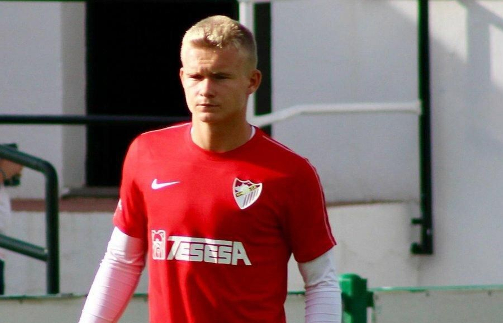 El portero juvenil del Málaga Daniel Strindholm.