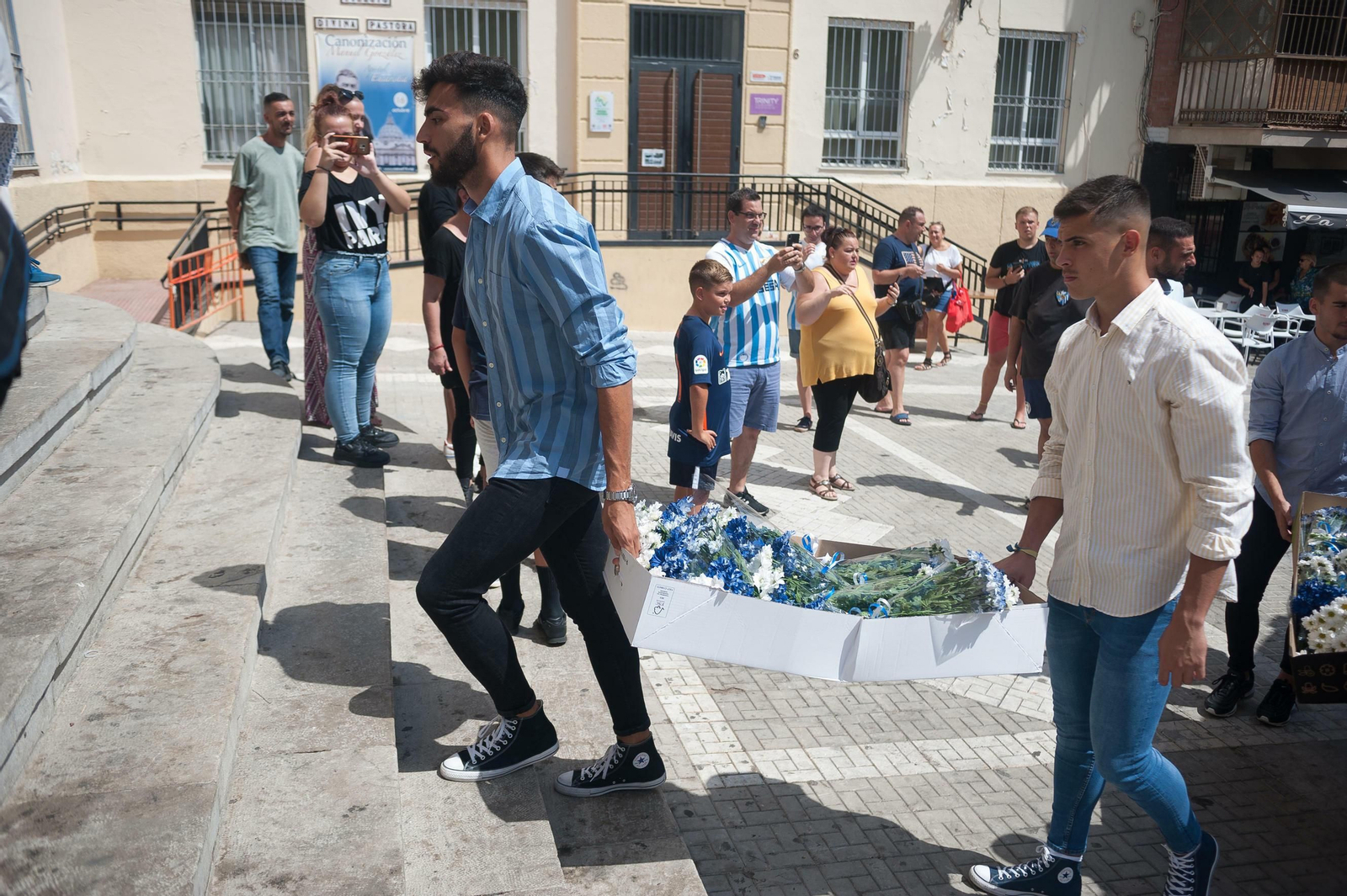 Las fotos del Málaga CF en la Divina Pastora
