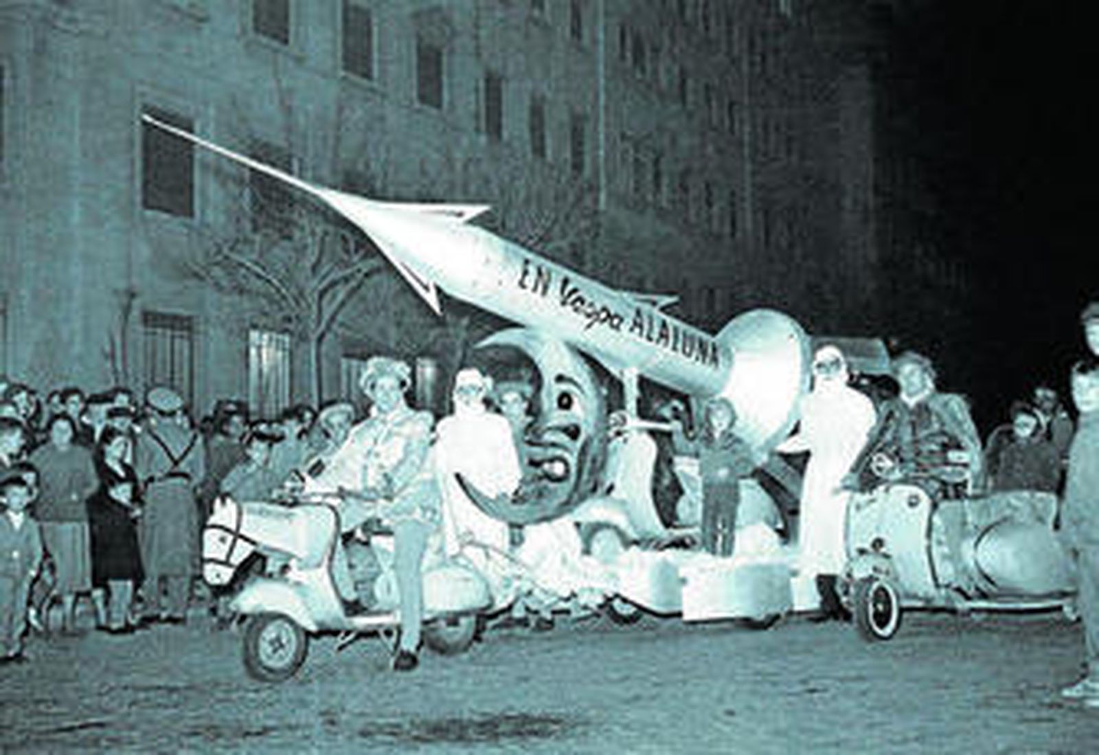 Cabalgata de Reyes en enero de 1959. Esta es una de las fotografías que se pueden encontrar en la exposición.