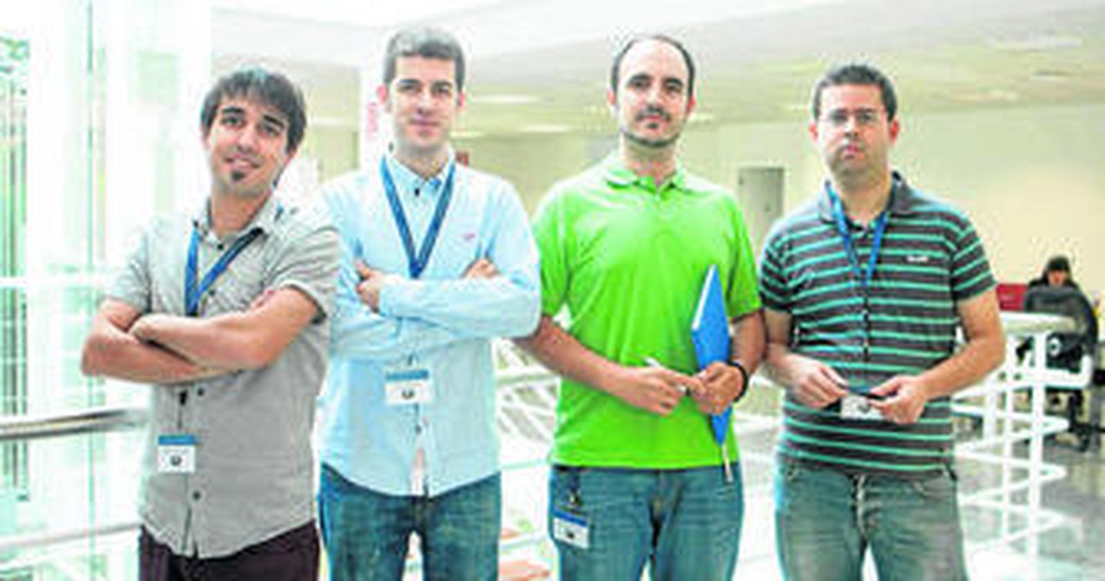 Guillermo López, Jesús García, Bernardo Trillo y Rubén López, fundadores de Kukupia.