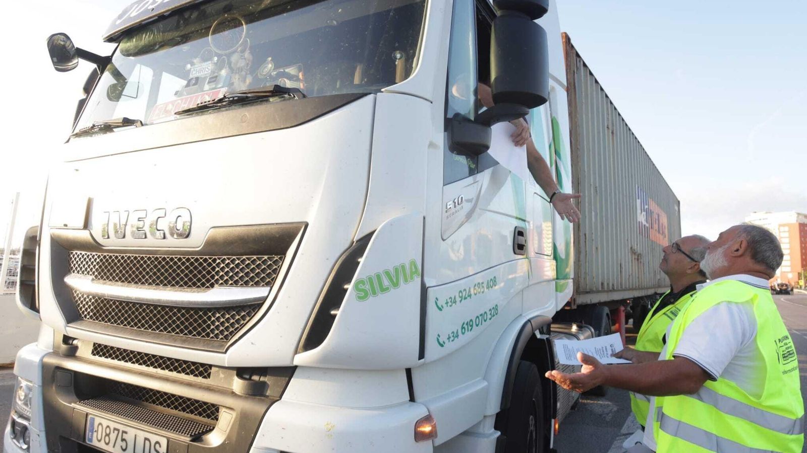 Piquete informativo en el Acceso Sur del Puerto