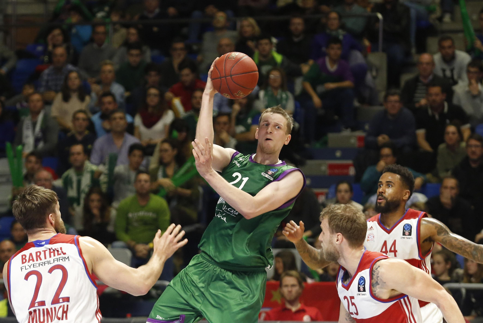 Los cinco años de Adam Waczynski en el Unicaja, en fotos
