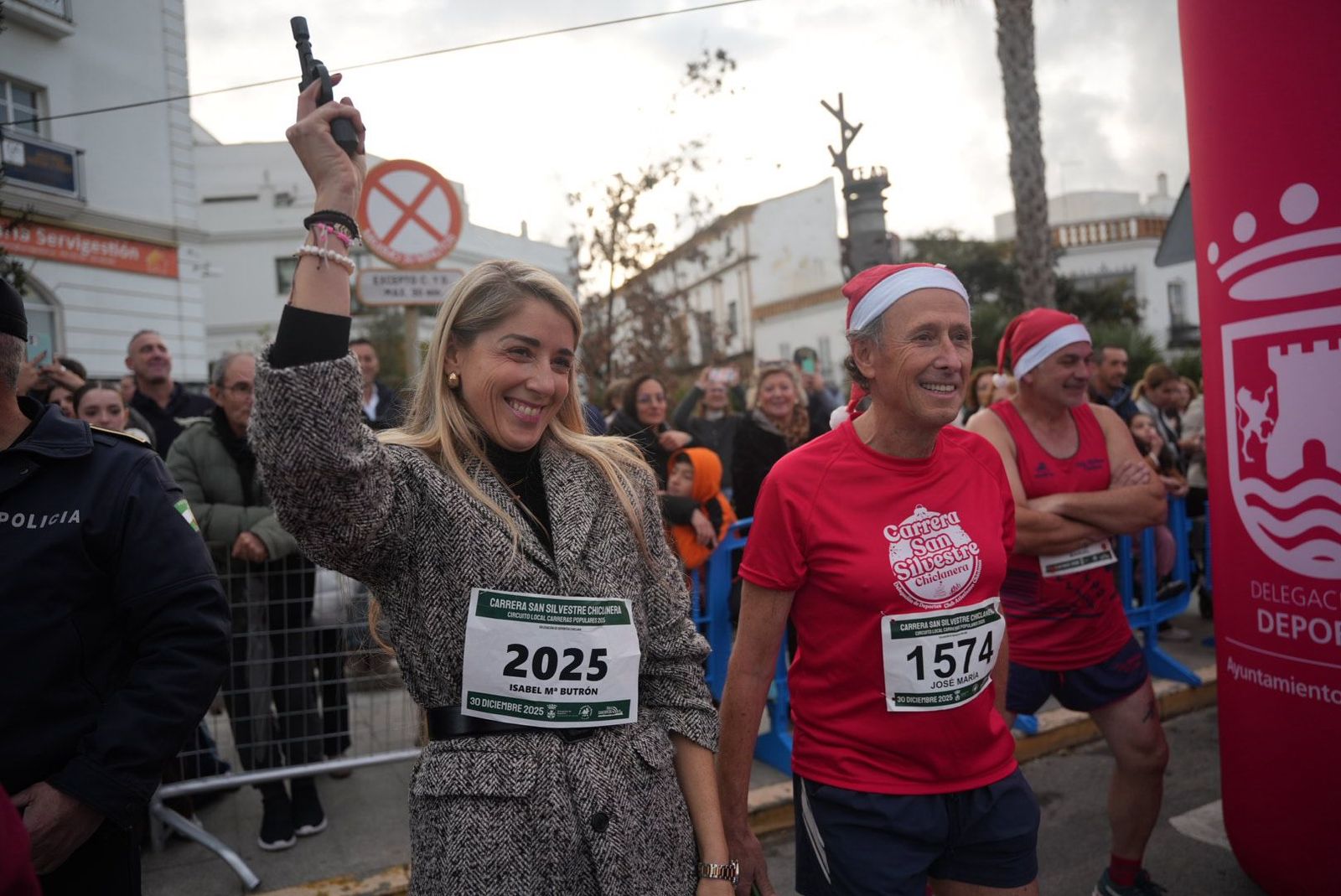 Imágenes de la XII Carrera San Silvestre Chiclanera
