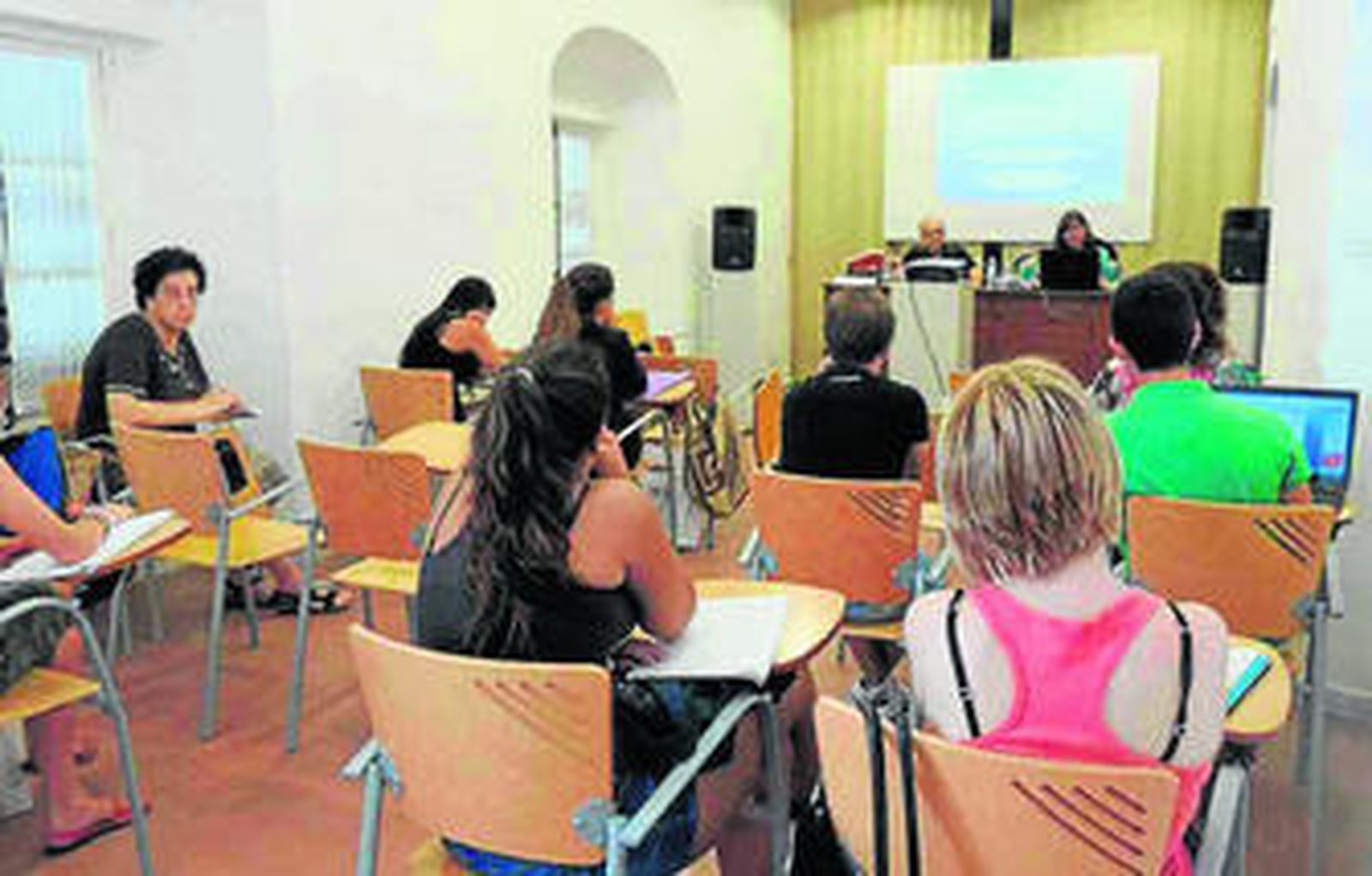 María Acale, ayer en el seminario 'Género y Derecho'.