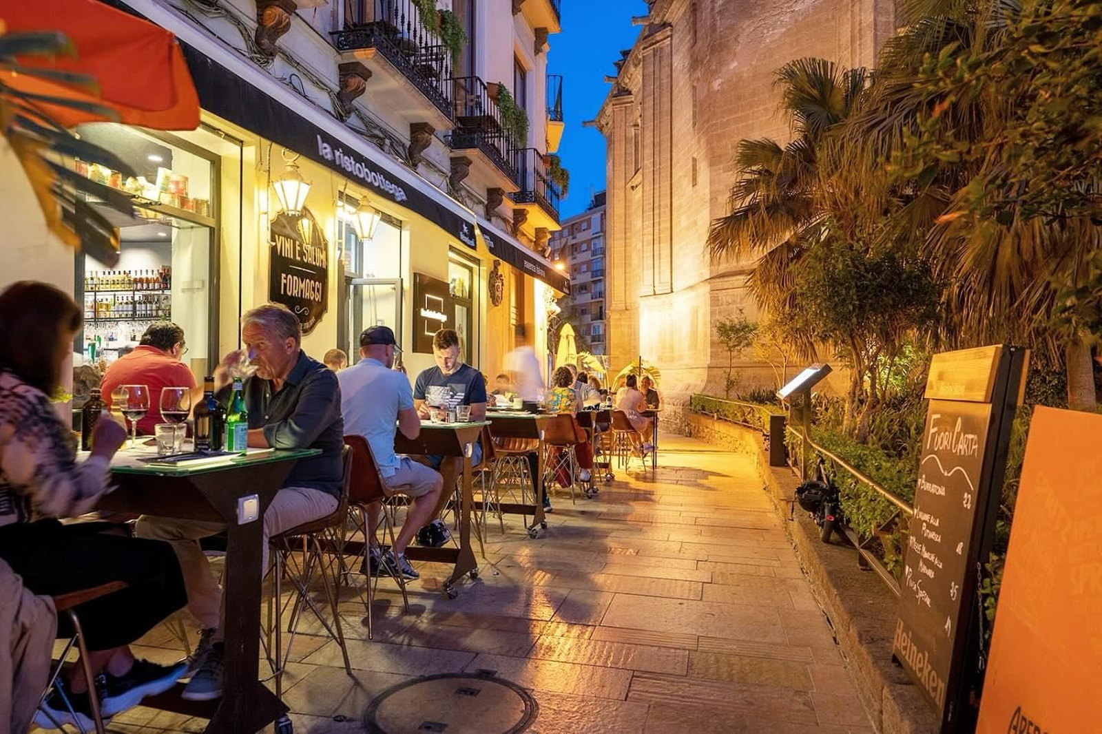 La terraza de La Ristobottega. La terraza de La Ristobottega.
