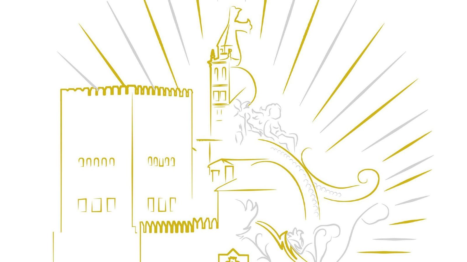 Logo conmemorativo del XXV Aniversario de la Cornación Canónica de Nuestra Señora de las Angustias de Santa María de la Alhambra