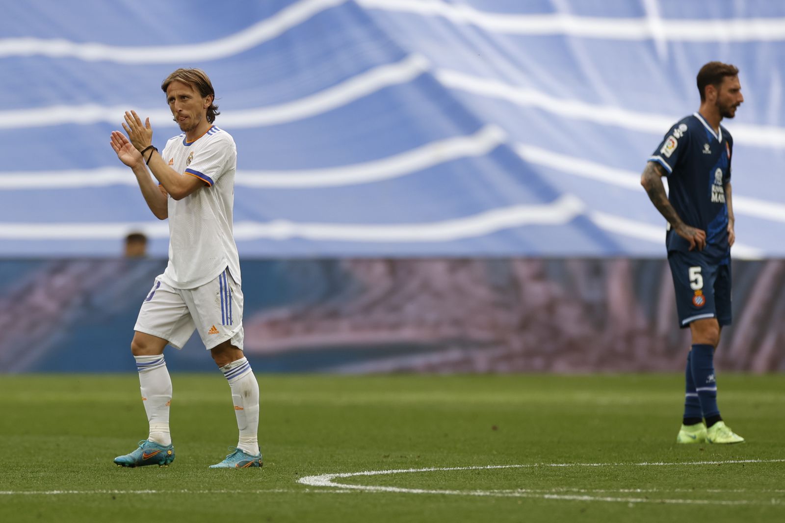 Victoria del Real Madrid y celebración del título de Liga