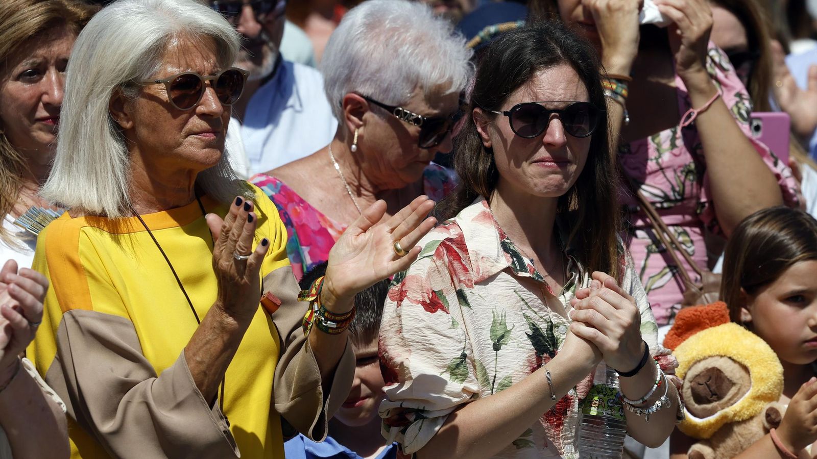 Familiares en el acto homenaje