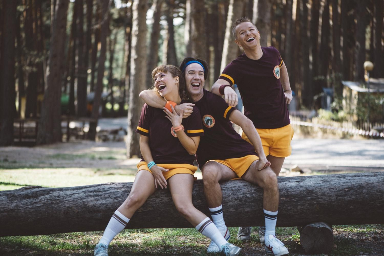 Lara de Miguel, Manuel Feijóo y Julián González en 'Colegas'.