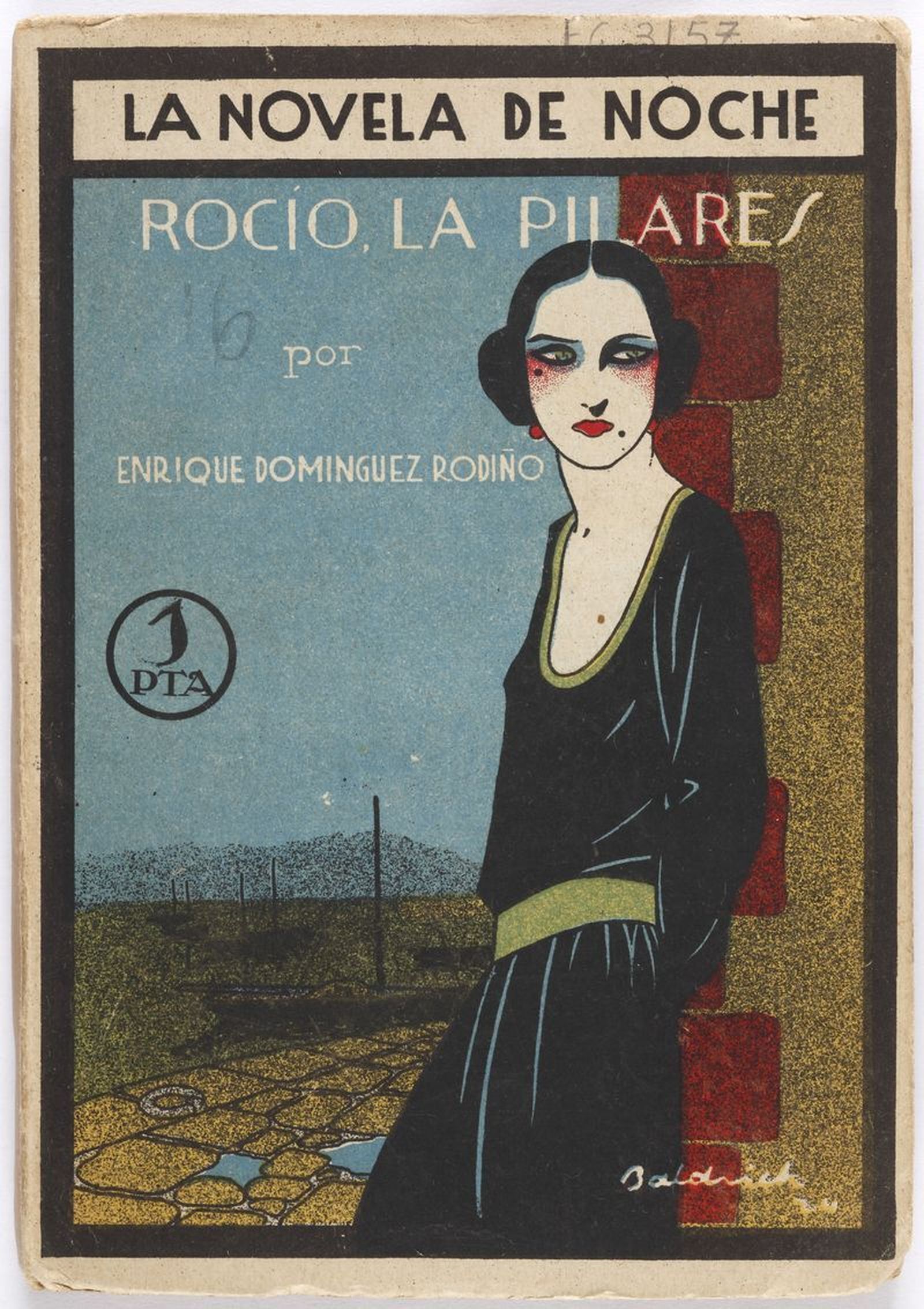 Portada del libro 'Rocío, la Pilares' (1924), de Domínguez Rodiño.