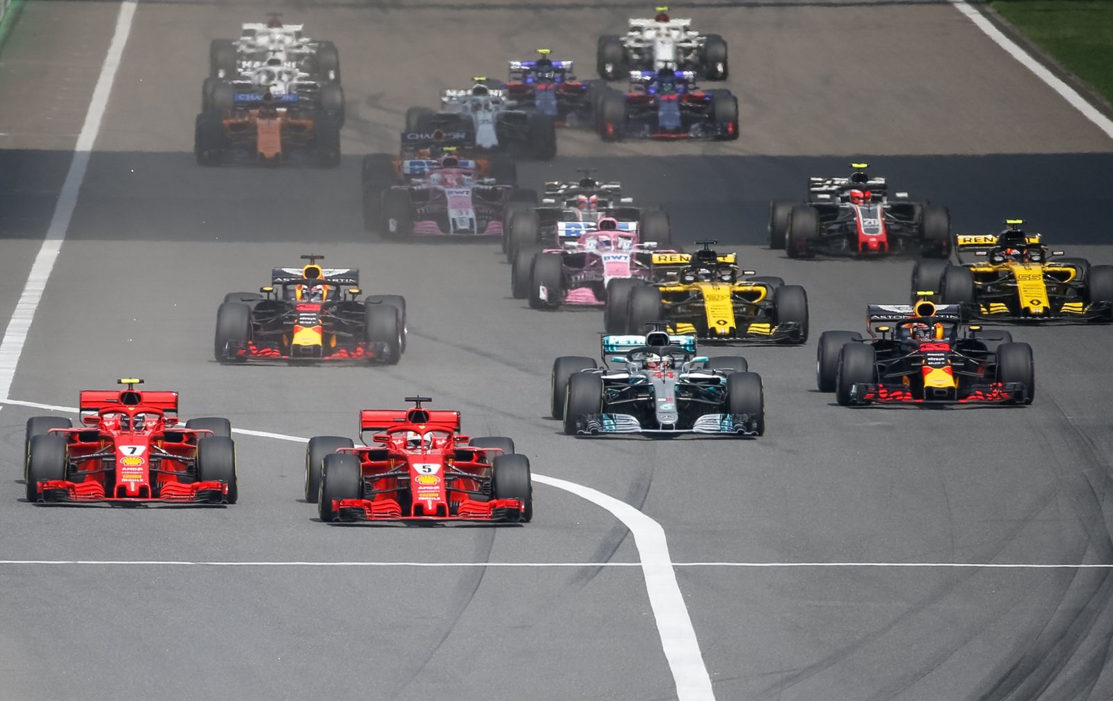 Las imágenes del GP de China