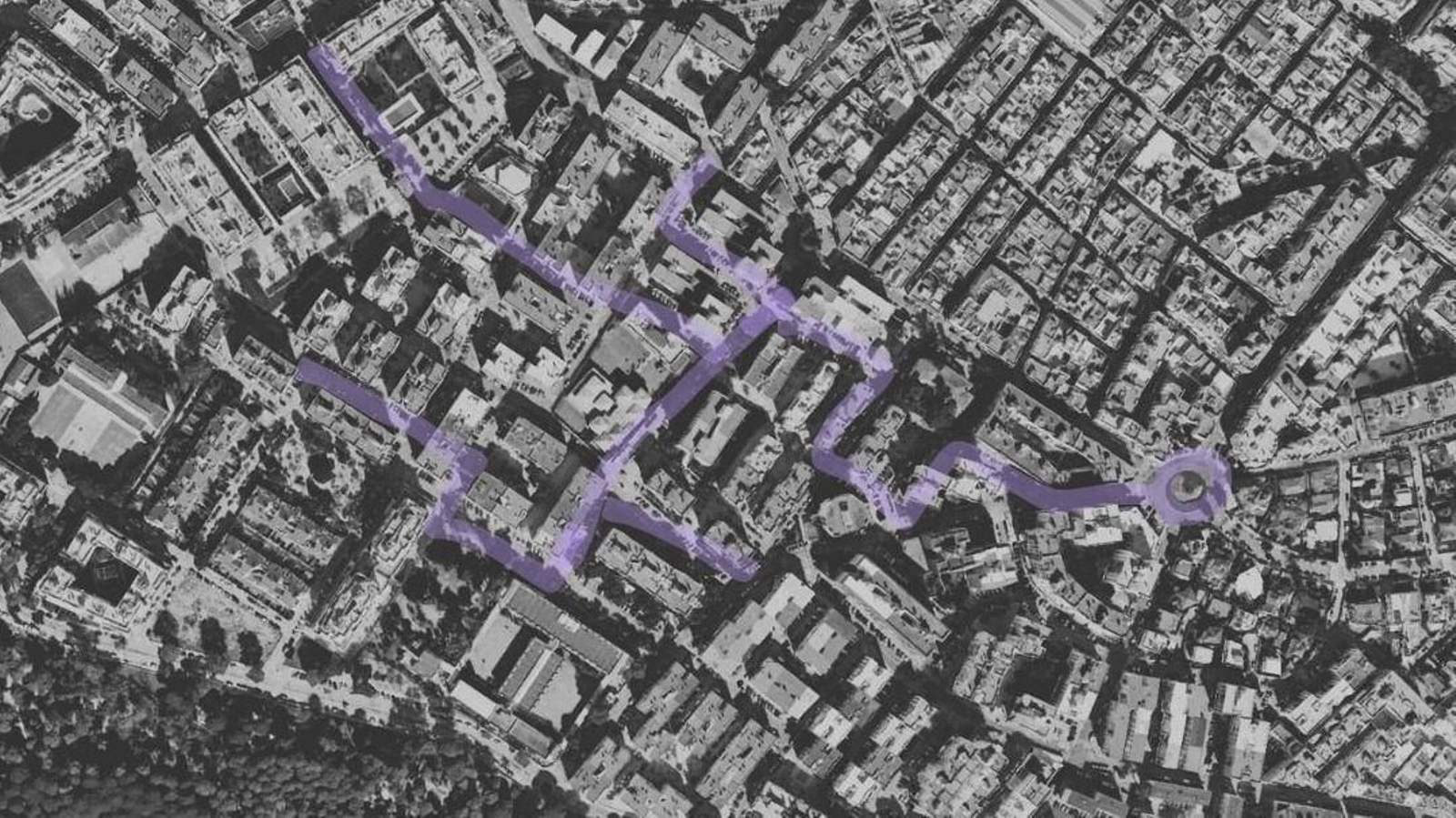 Imagen del recorrido previsto para la segunda edición de 'Jane Jacobs Walks'.