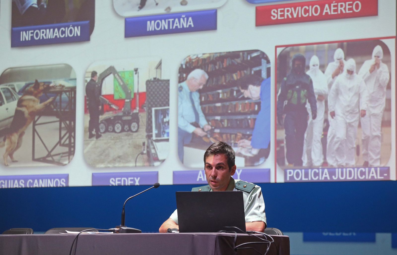 Fotos de la jornada sobre narcotráfico en la provincia de Cádiz de la Guardia Civil en La Línea