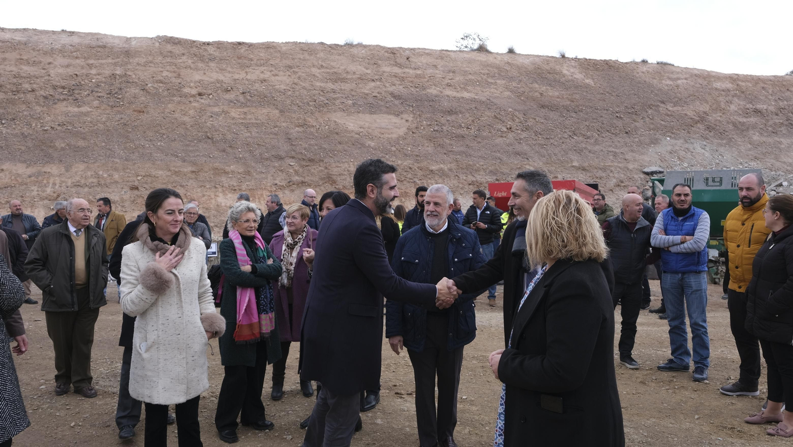 Imágenes de la inauguración de la planta de reciclado de residuos, en Gádor