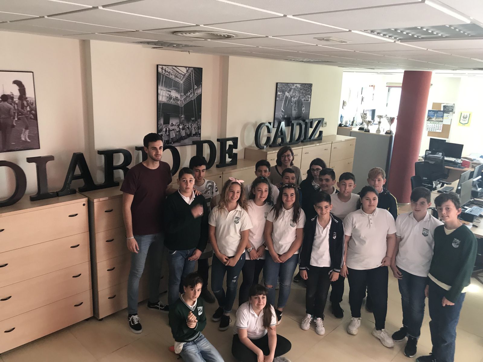 Visita al Diario CEIP Adolfo de Castro