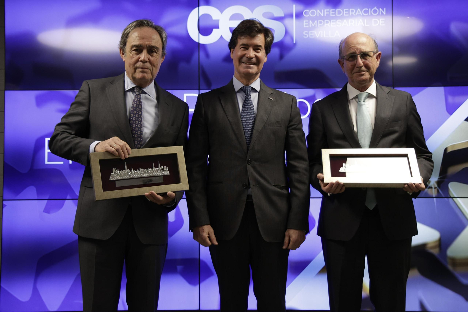 Galardonados con los Premios de la Confederación Empresarial de Sevilla