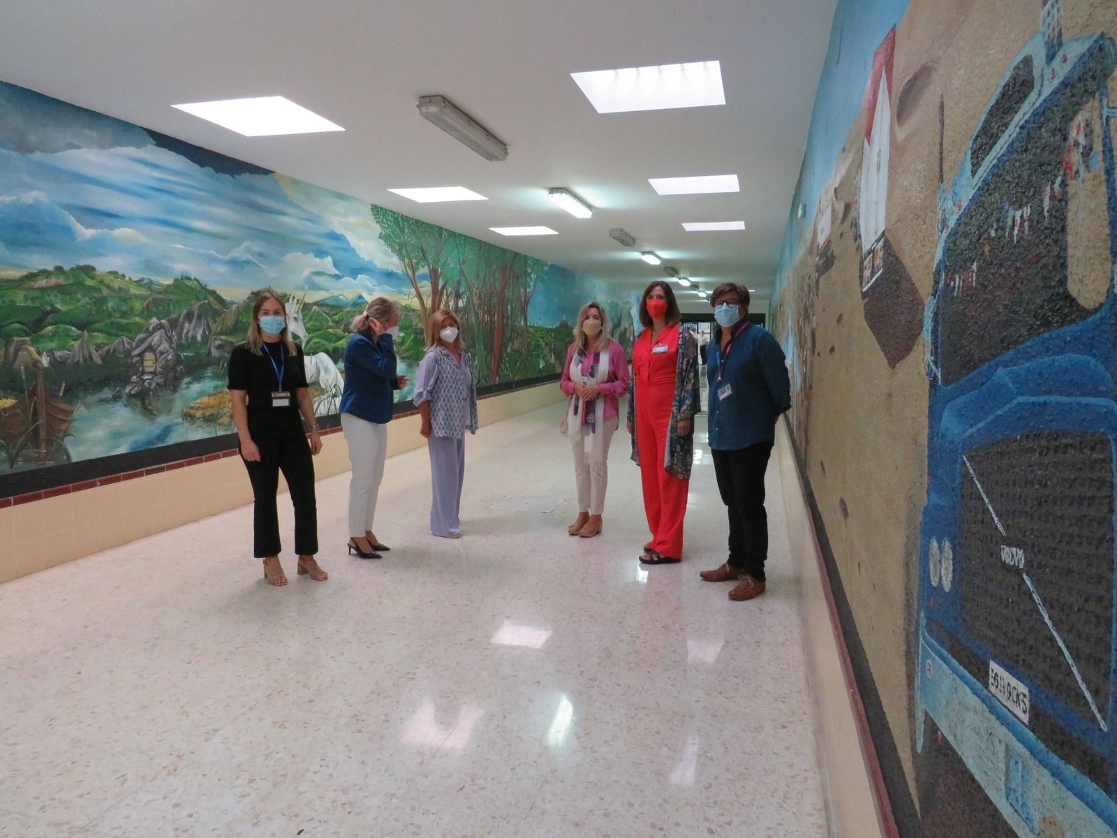 Isabel Paredes en el centro penitenciario de Puerto II.