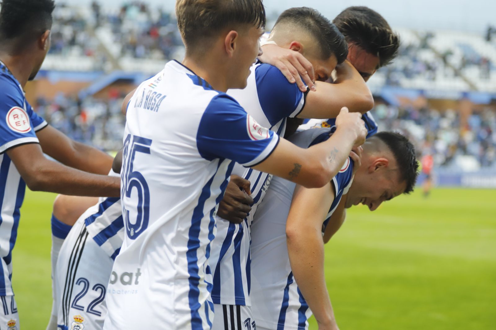 Imágenes del encuentro entre el Recreativo Huelva y el San Fernando