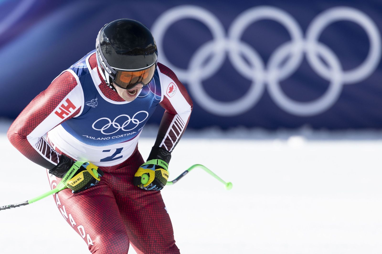 Las espectaculares fotos del descenso masculino en los Juegos Olímpicos de invierno