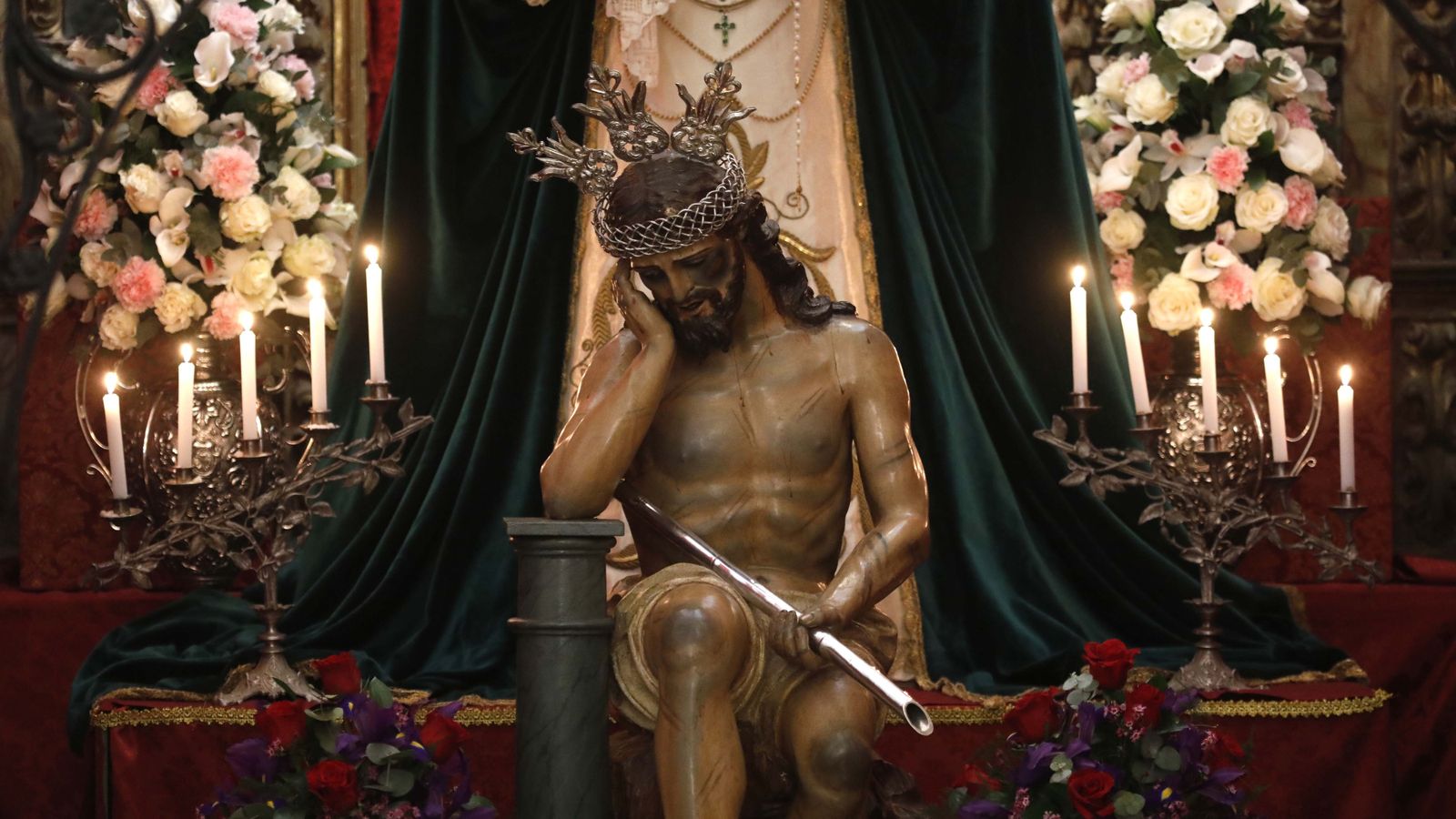 Fotos del Martes Santo en San Roque: Cristo de la Caña y Virgen de la Esperanza