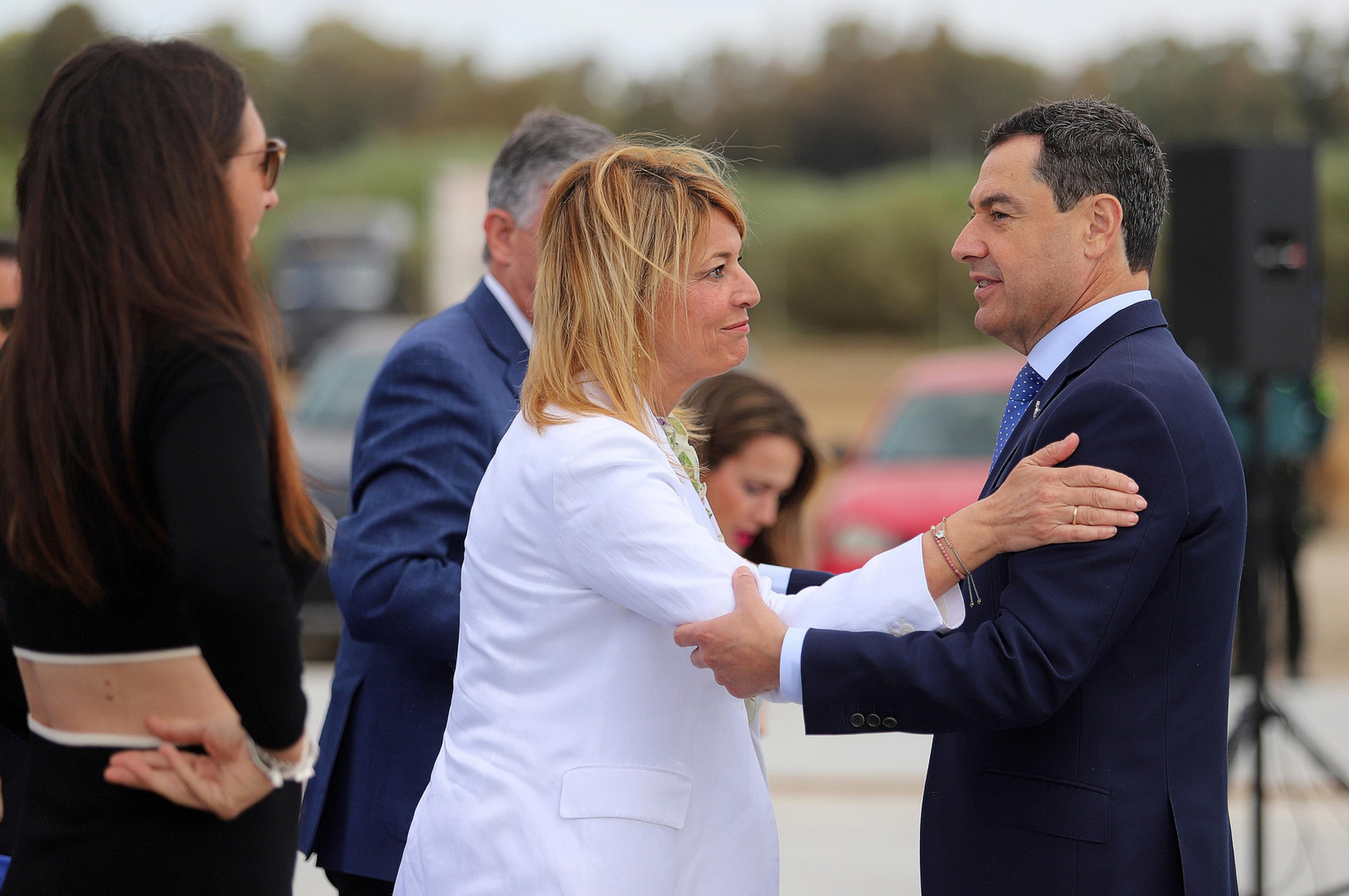 Imágenes de la inauguración de la ampliación norte del Muelle Sur del Puerto de Huelva