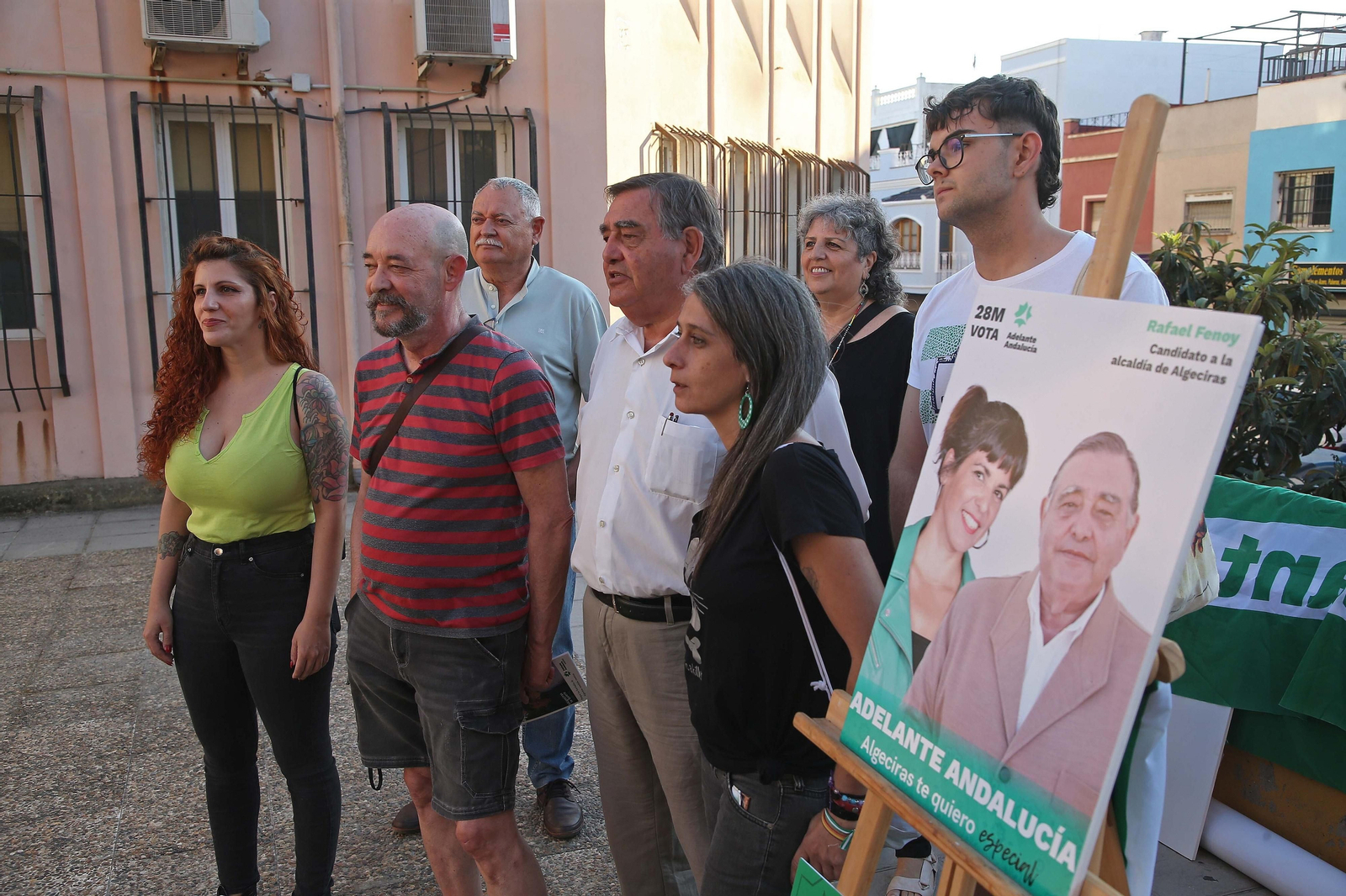 Fotos del inicio de campaña electoral en Algeciras