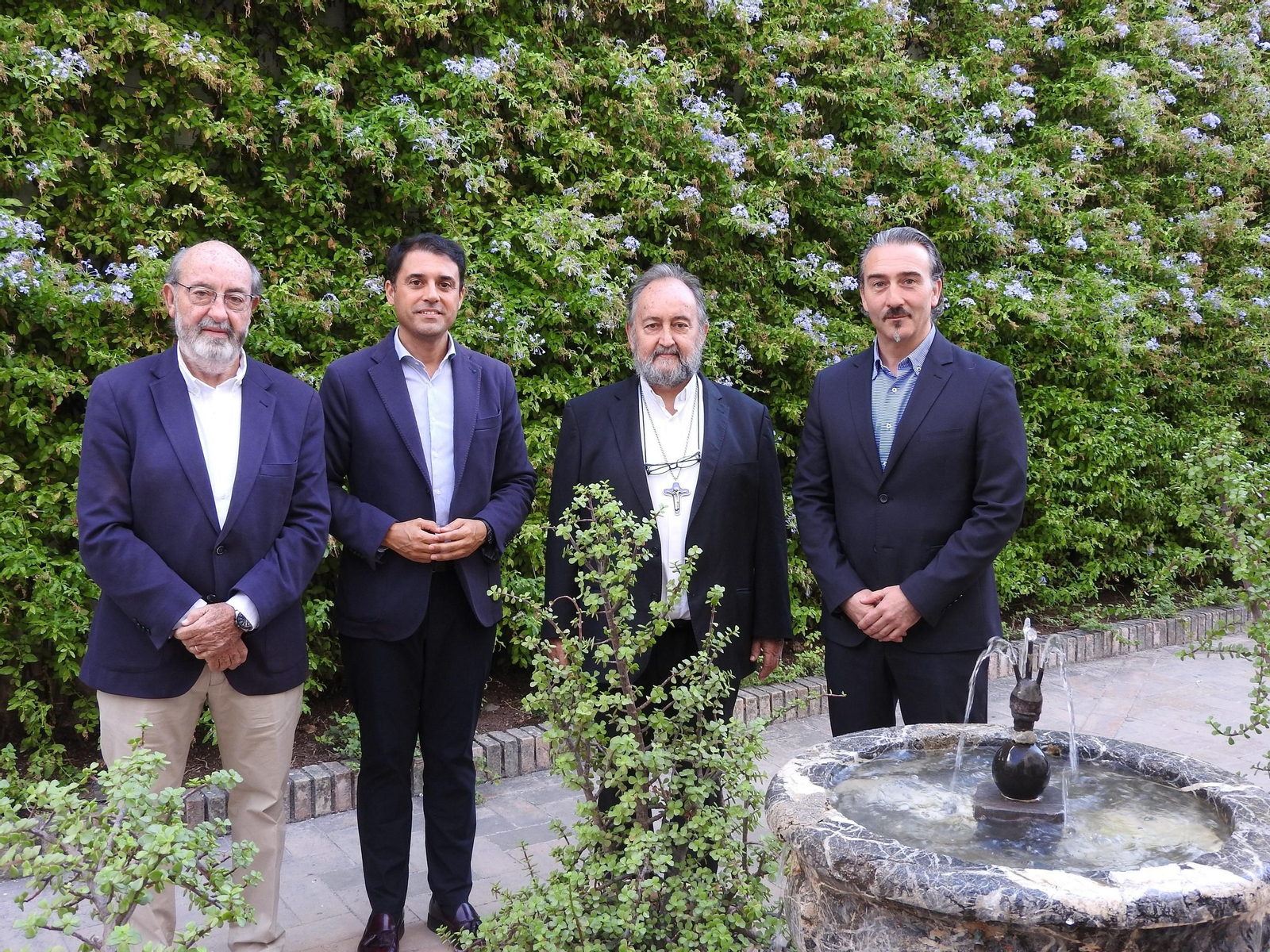 Miguel Aguirre, Leopoldo Izquierdo, Juan José Aguirre, y Juan Miguel Luque.