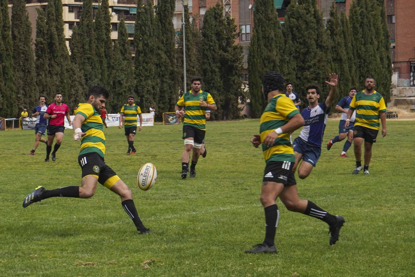 Las mejores fotos del partido del ascenso a División de Honor B de rugby entre Universidad de Granada y Portuense