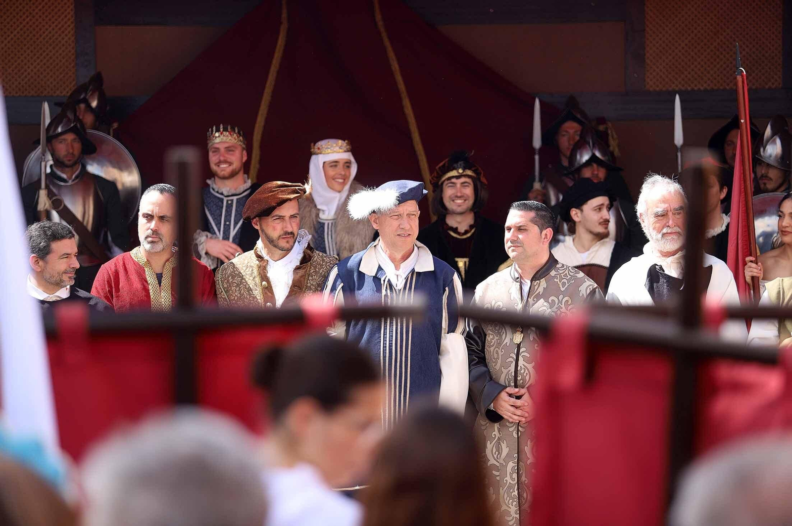 Imágenes del gran ambiente en la Feria Medieval de Palos de la Frontera, Huelva