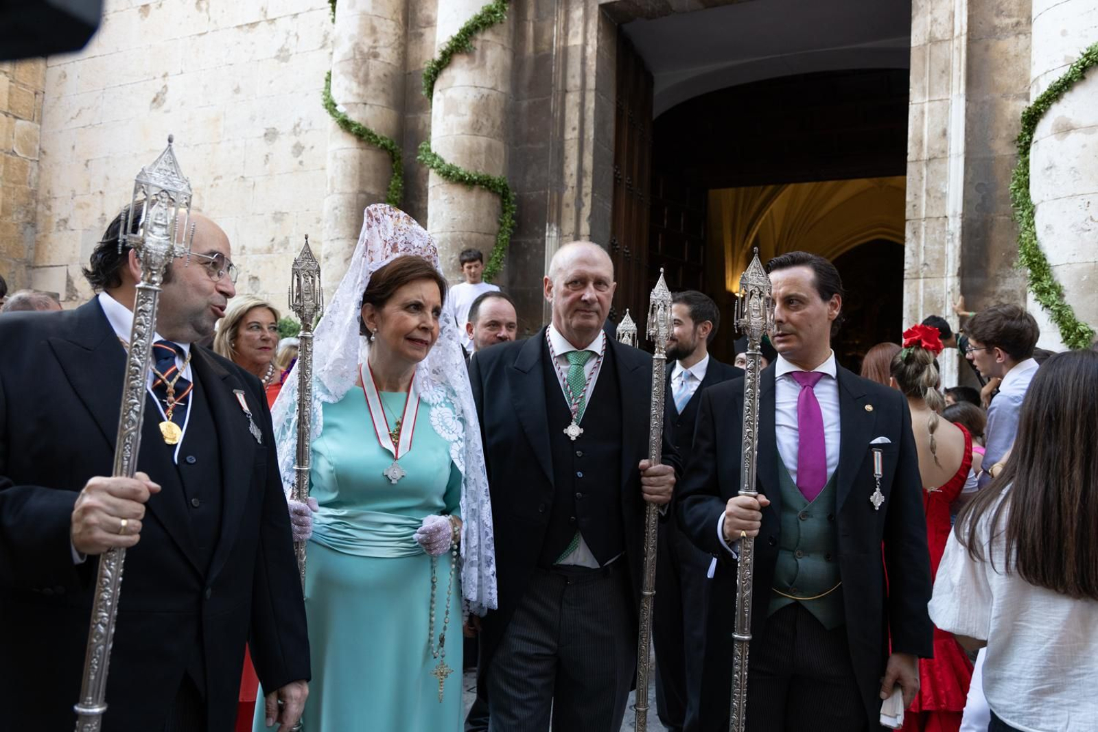 Así ha procesionado la Virgen de la Capilla por Jaén en su día grande.