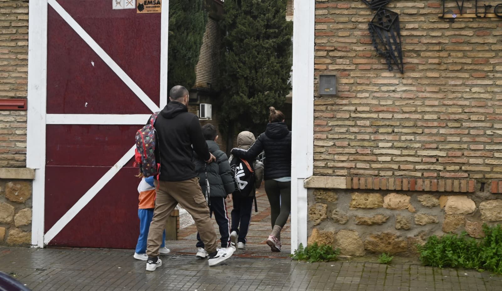 La vuelta al colegio en Córdoba tras la borrasca Leonardo