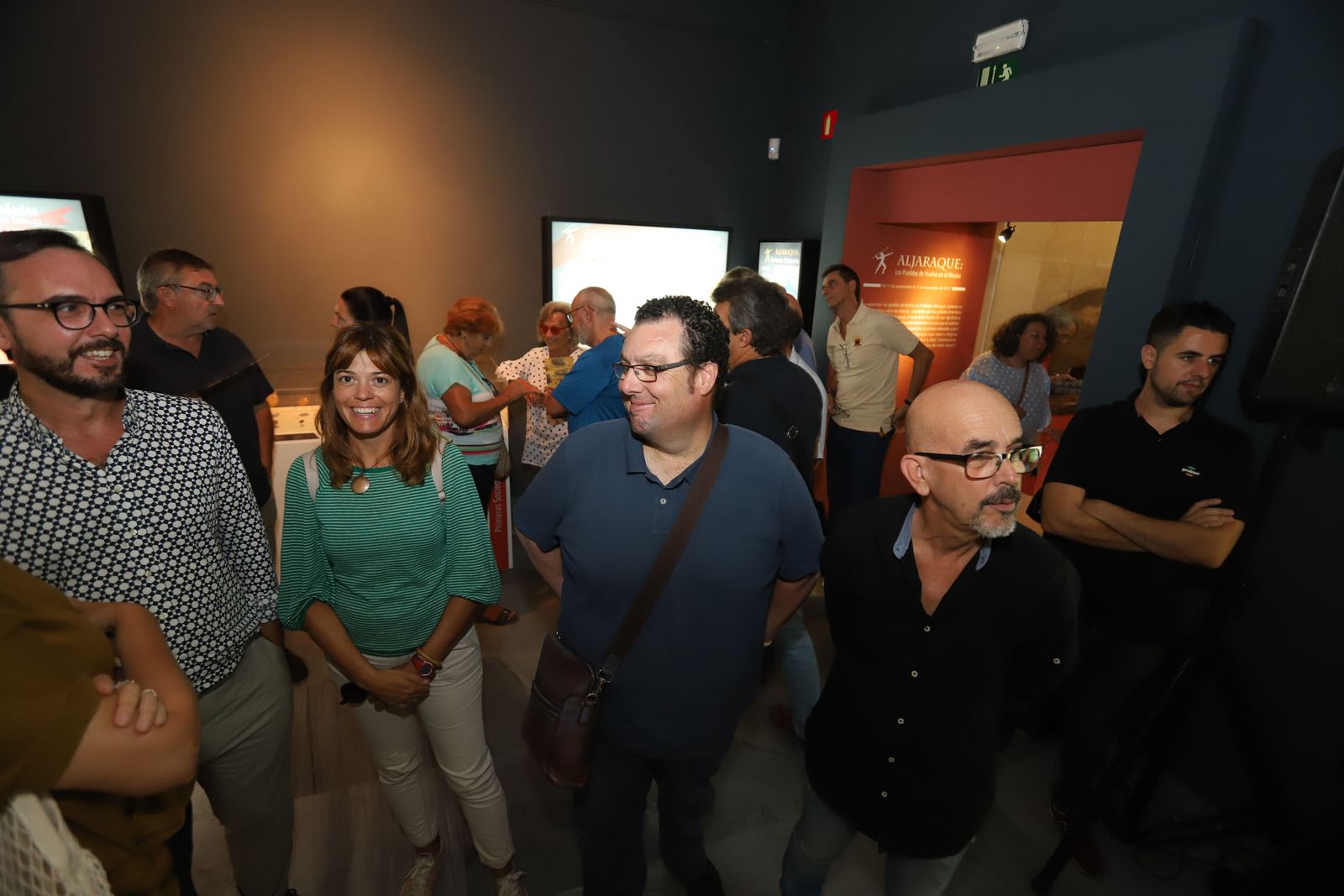 Imágenes de la inauguración de la exposición 'Los pueblos de Huelva en el Museo: Aljaraque'