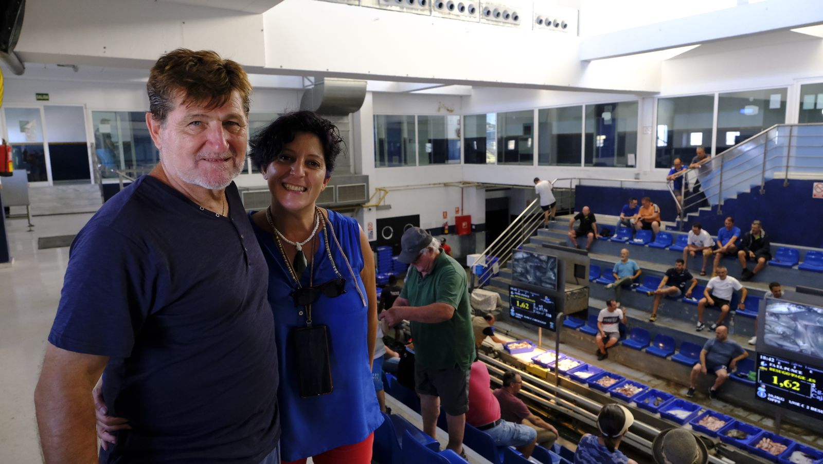 Imágenes de la visita guiada a la Lonja del Puerto Pesquero de Almería