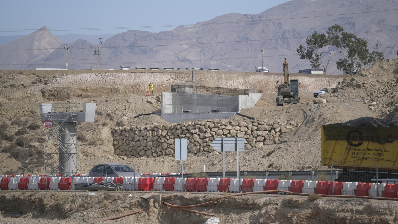 Las obras del nuevo enlace de Viator, en imágenes