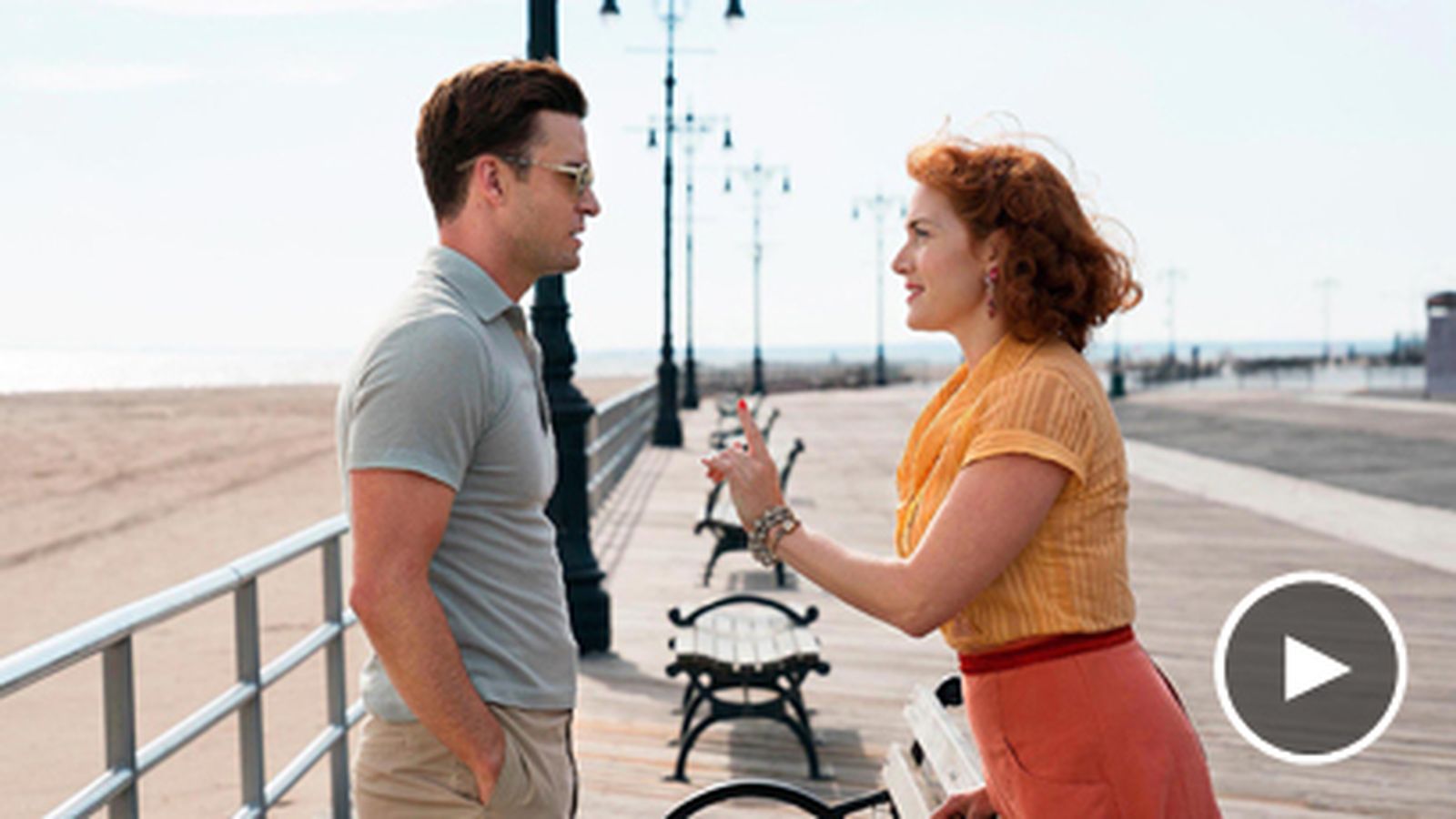 Justin Timberlake y Kate Winslet, en 'Wonder Wheel'.
