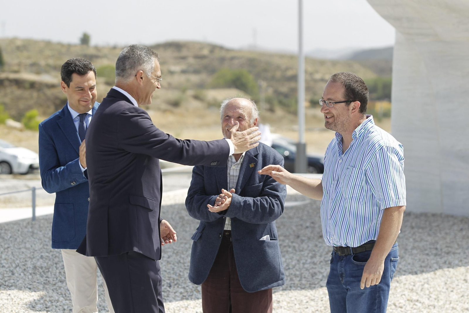 Inauguración escultura 'La Mujer del Almanzora'. Olula del Río