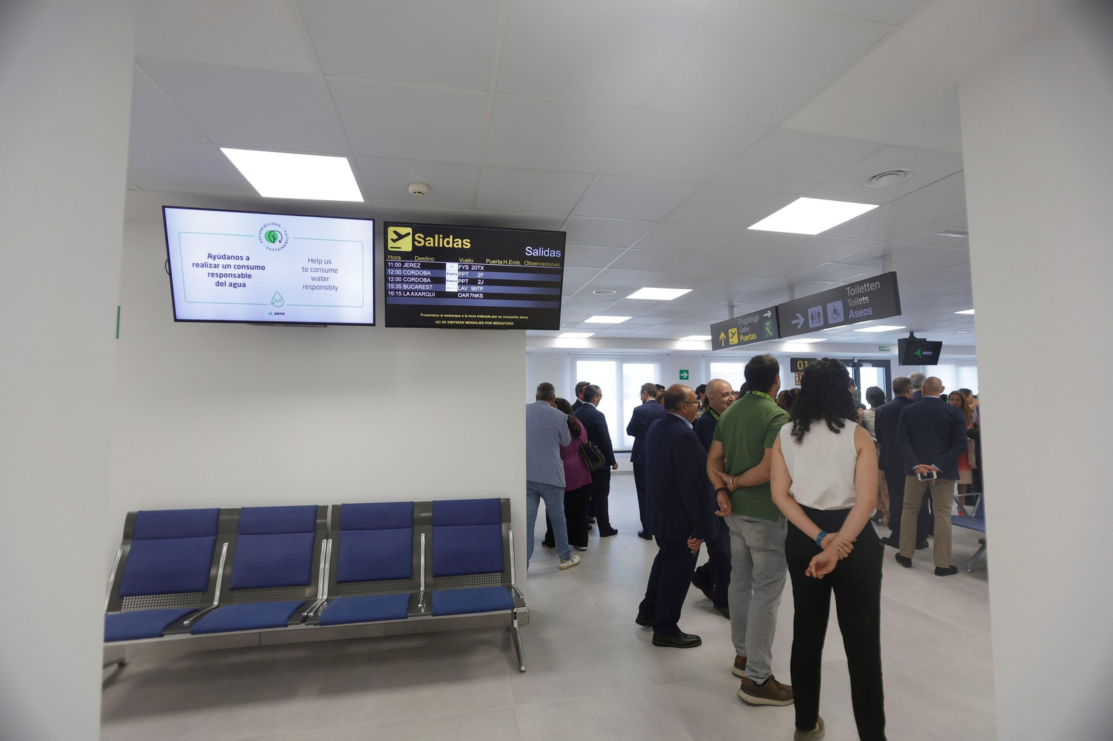 Las mejores imágenes de la ampliación de la terminal del aeropuerto de Córdoba Las mejores imágenes de la ampliación de la terminal del aeropuerto de Córdoba