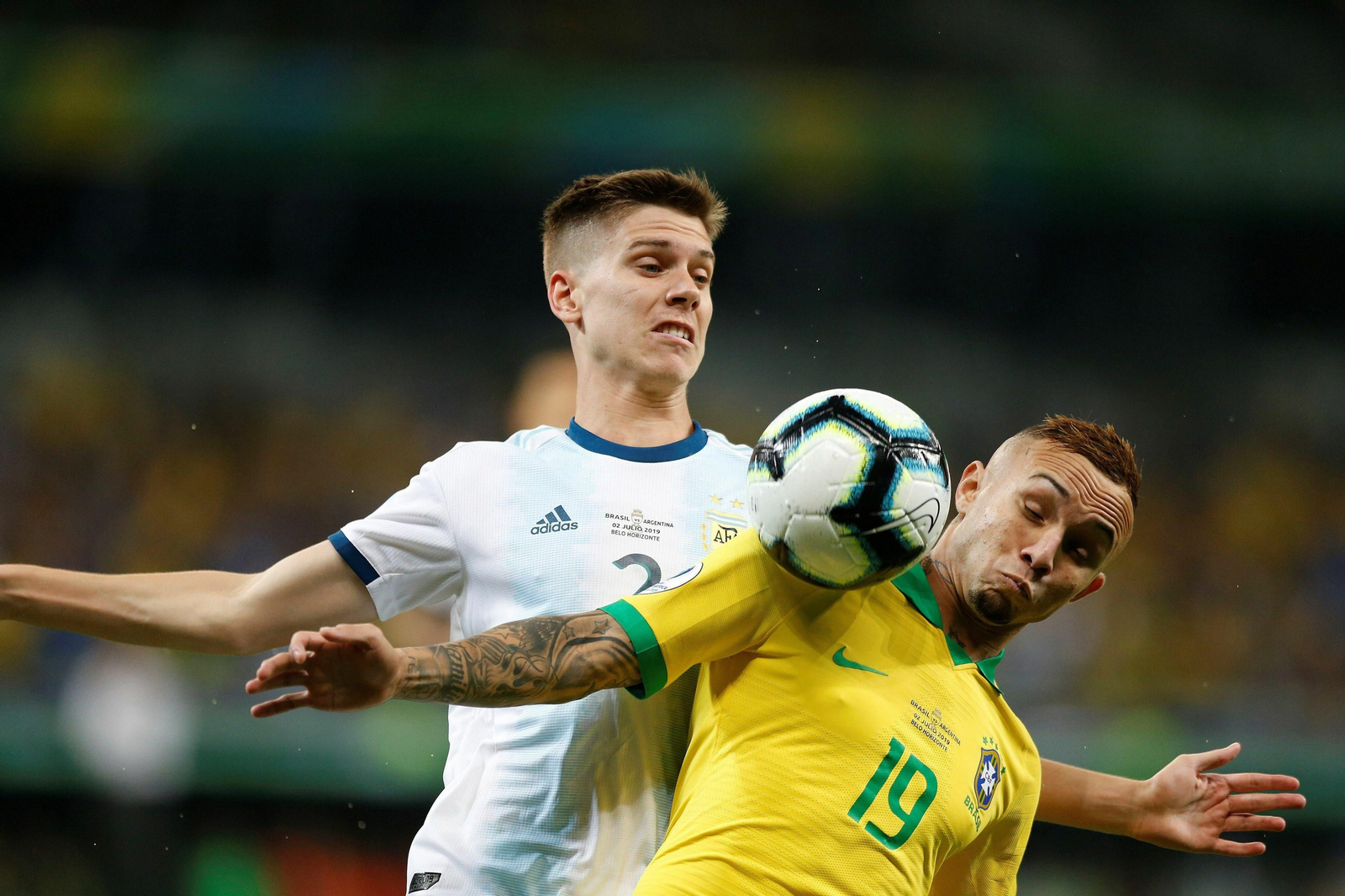 Las imágenes del Brasil-Argentina de la semifinal de la Copa América