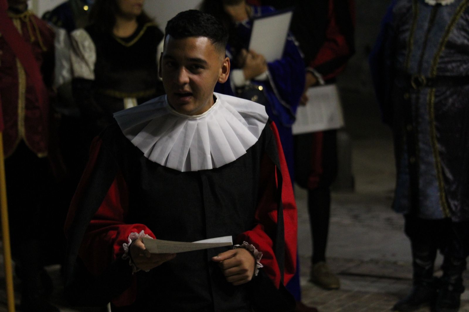 Representación histórica del Terremoto de Vera de 1518