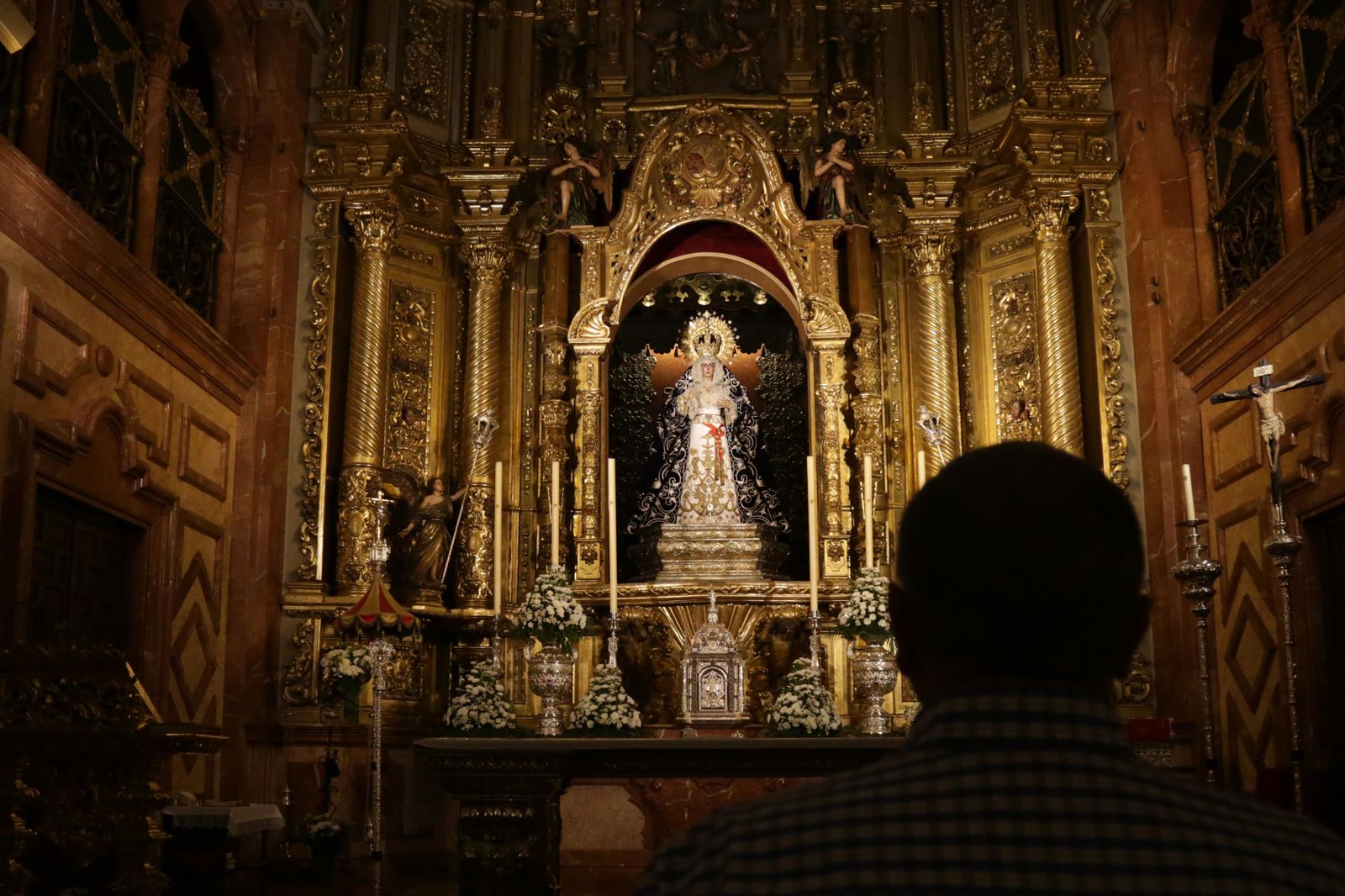 La Macarena, en su basílica.