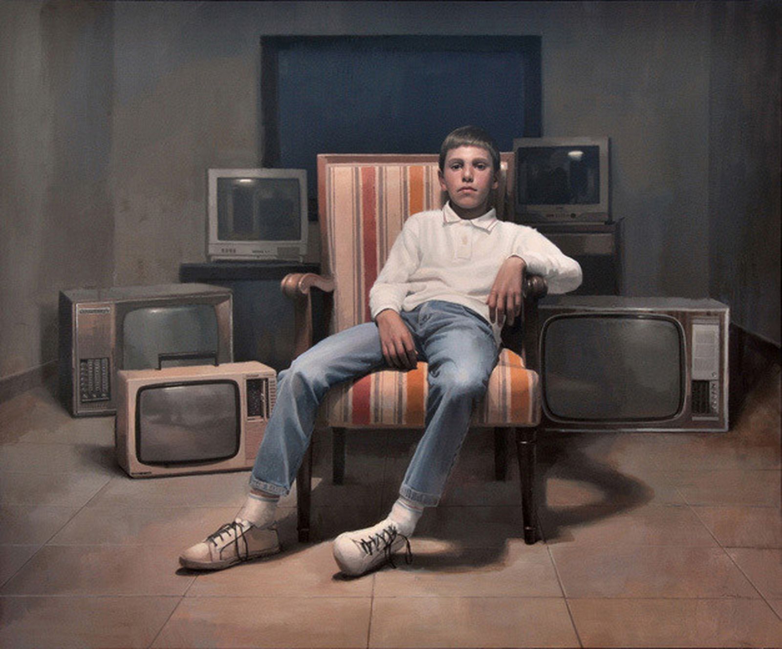 La obra de Jorge Gallego ‘Retrato de familia’.