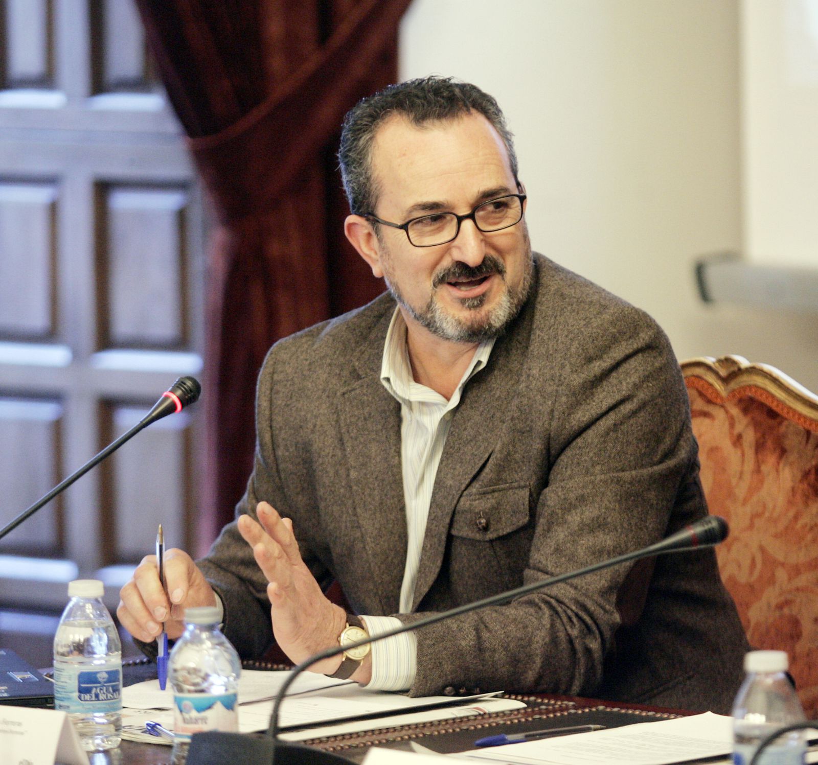 El alfarero de La Rambla Miguel Ángel Torres.