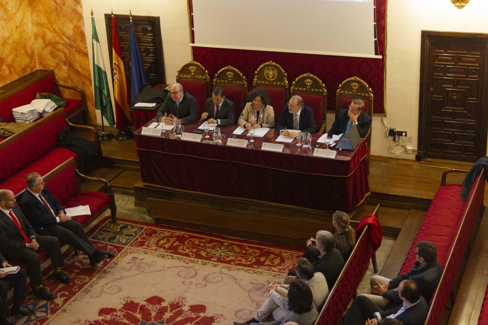 Inauguración del curso en el Paraninfo de la Facultad de Derecho.