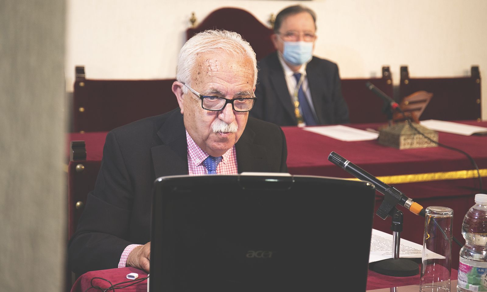 Un momento de la conferencia de Luis Gonzalo.