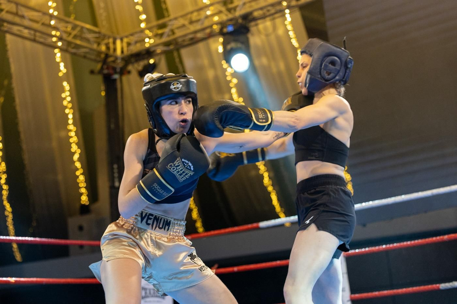 El boxeo solidario de la VI velada White Collar Boxing cautiva al público de Jaén