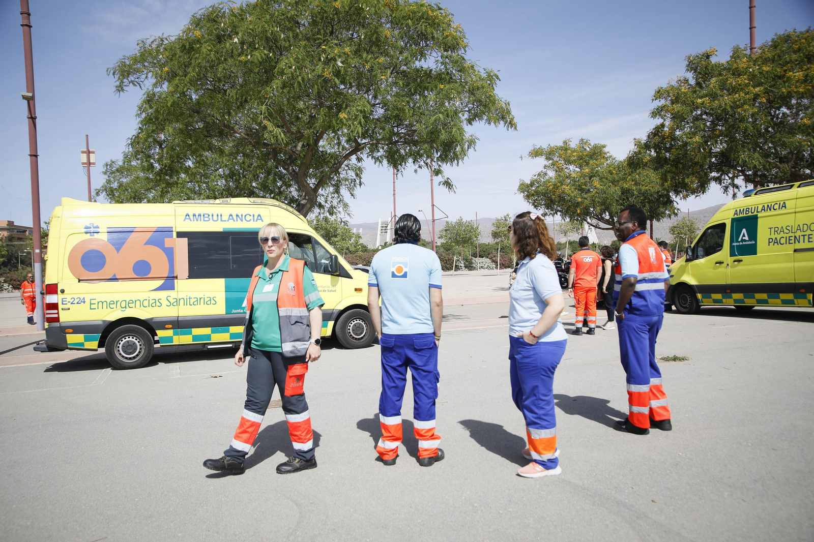 Las mejores imágenes del simulacro emergencias 061