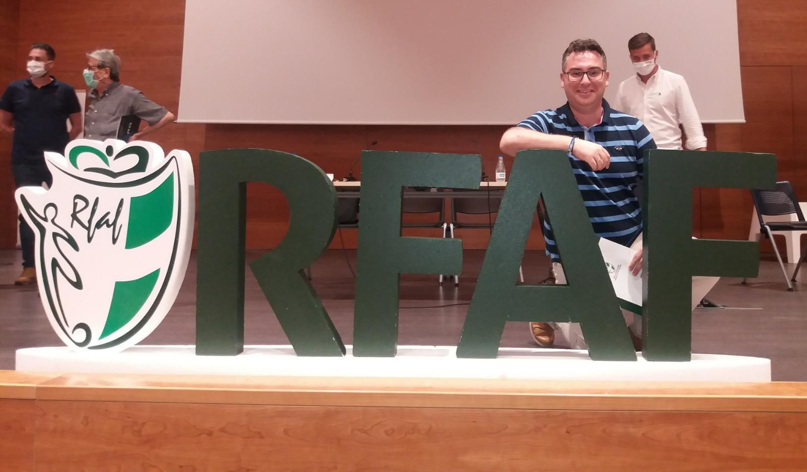 Manolo Écija, uno de los asambleístas de la Federación Andaluza de Fútbol