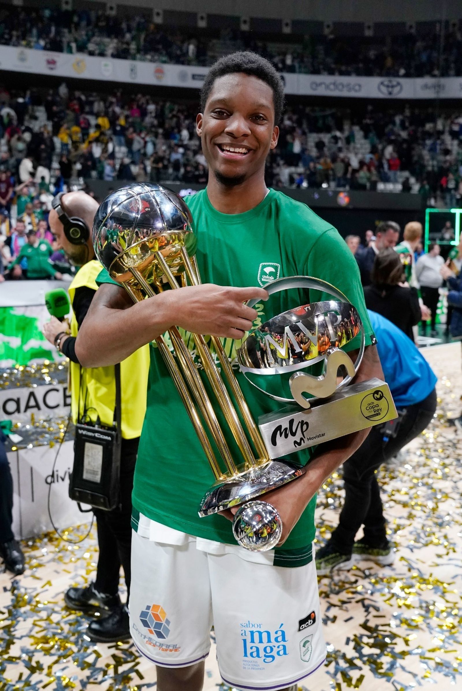 La celebración del Unicaja como campeón de la Copa del Rey, en imágenes